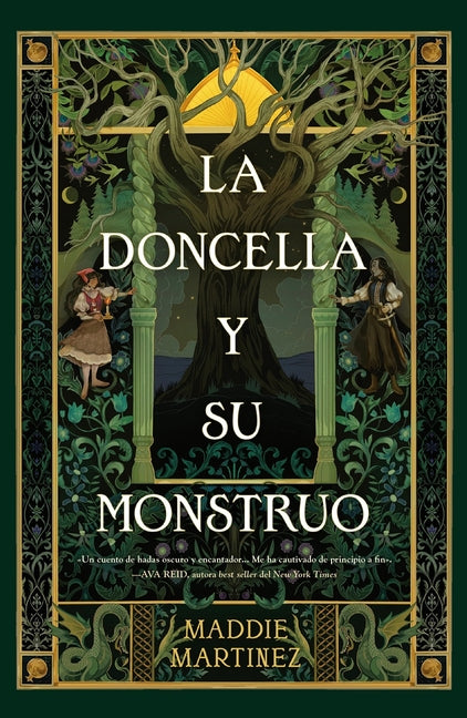 Paperback of "Doncella y su Monstruo" by Urano World, featuring colorful cover art with fantasy-themed illustrations.