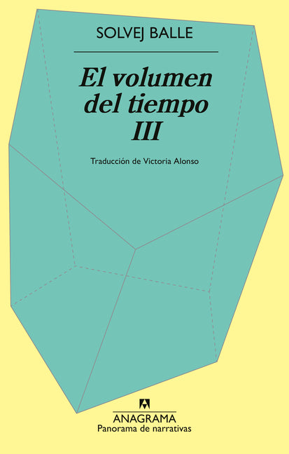 Paperback of "Volumen del Tiempo III" by Anagrama, featuring the book's cover with title and publisher branding.