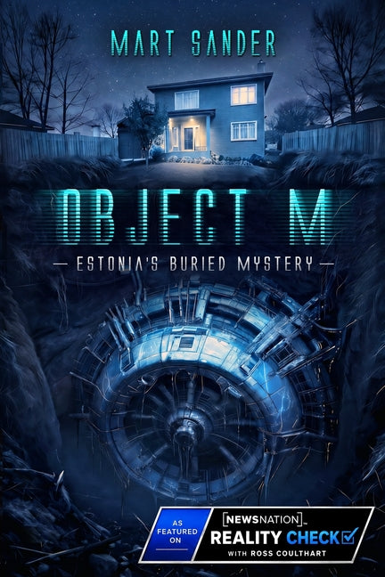 Paperback of "Object M: Estonia's Buried Mystery" by Literarity, showing the book cover with mysterious design elements.