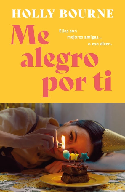 Paperback of "Me Alegro Por Ti" by Urano World, showing the book cover with colorful design and title text.