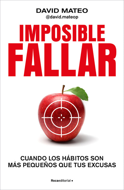 Paperback book titled "Imposible Fallar" by Roca with a plain cover, featuring the title prominently on the front.