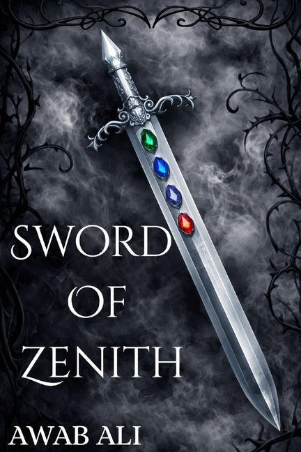 Paperback copy of the Sword of Zenith novel with a plain cover and visible spine, independently published.