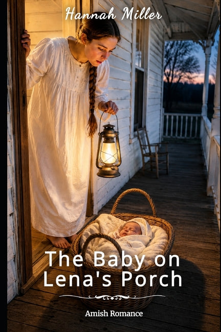 Paperback copy of "The Baby on Lena's Porch" by Independently Published, showing the book cover with title and author details.