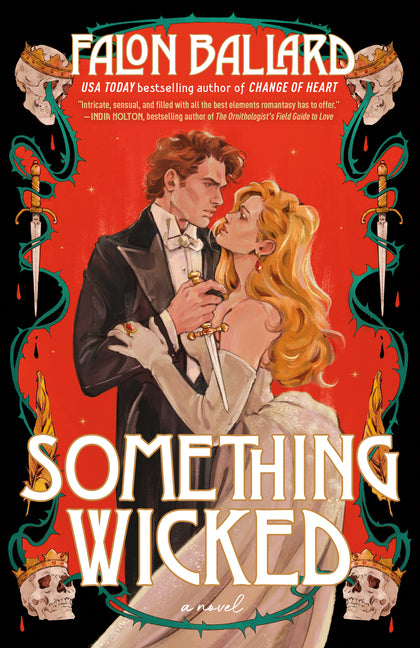 Paperback of "Something Wicked" by G.P. Putnam's Sons, featuring the book cover with dark and mysterious artwork.