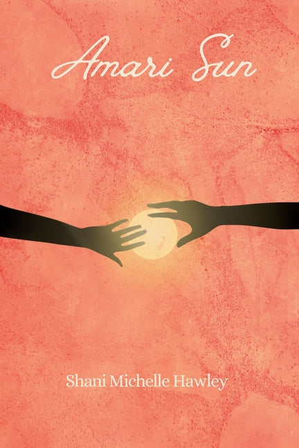 Paperback copy of "Amari Sun" by Flostate Media, featuring the book cover with vibrant artwork and title text.