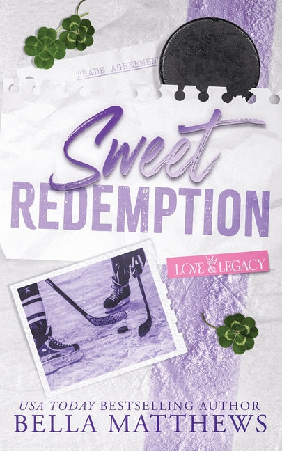 Paperback of Sweet Redemption novel by Bella Matthews showing the book cover with title and author text.