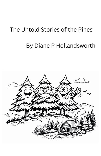 Paperback of The Untold Stories of the Pines by Diane Hollandsworth, showing the book cover with title and author.