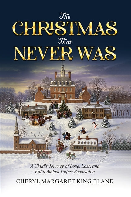 Paperback book titled "The Christmas That Never Was" by Meridian Book Publishers, featuring a festive holiday-themed cover.