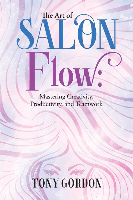 Paperback book titled "The Art of Salon Flow" by Palmetto Publishing, featuring a cover with artistic design on a white background.