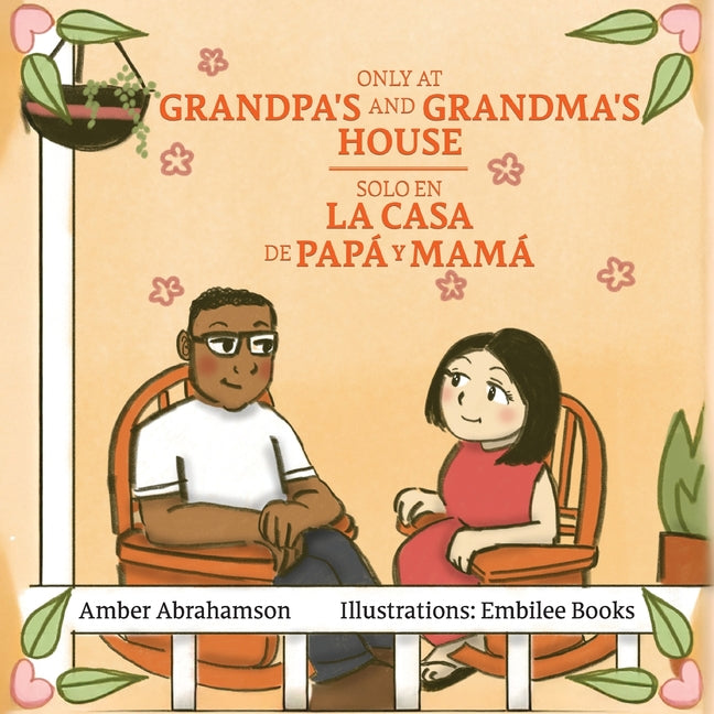 Paperback book titled "Only at Grandpa's and Grandma's House" by Palmetto Publishing, featuring colorful cover art.
