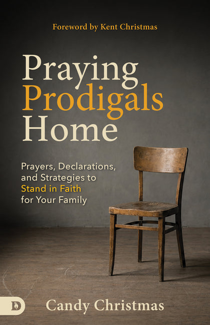 Paperback book titled "Praying Prodigals Home" by Destiny Image Inc. featuring spiritual prayers and declarations for family faith.