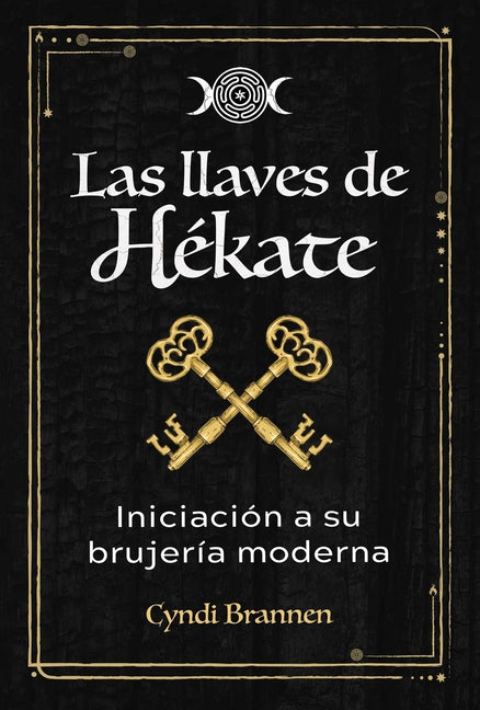 Paperback book titled "Las Llaves de Hékate: Iniciación a Su Brujería Moderna" by Inner Traditions International, featuring a mystical cover design.