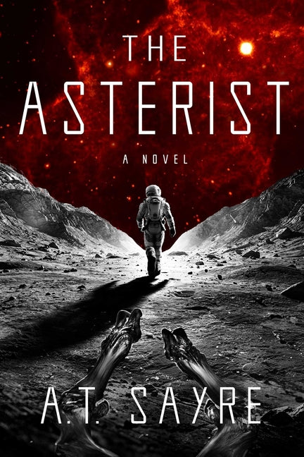 Paperback copy of The Asterist by Diversion Books featuring the book cover with colorful floral and starry design.