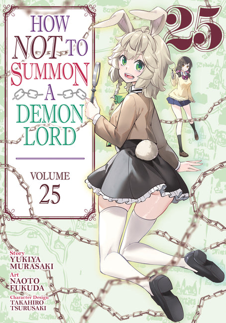 Paperback manga volume 25 of How Not to Summon a Demon Lord by Seven Seas, featuring colorful cover art with characters.