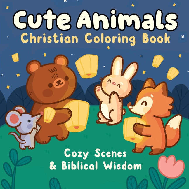 Callisto Christian coloring book featuring cute animals, cozy scenes, and biblical wisdom in a paperback format.