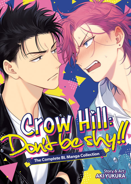 Paperback manga collection titled Crow Hill: Don't Be Shy!! from Seven Seas, featuring colorful cover art with manga characters.