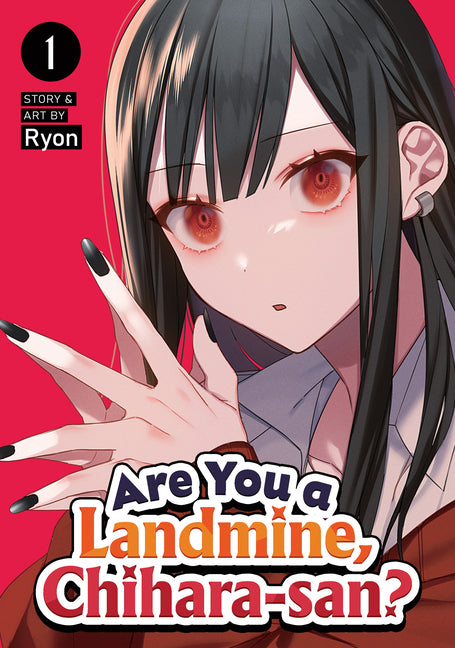 Paperback of "Are You a Landmine, Chihara-San? Vol. 1" manga by Seven Seas, featuring colorful cover art with characters.