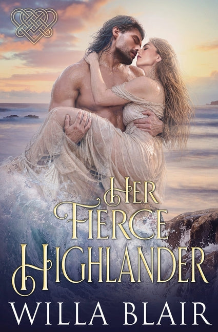 Paperback of Her Fierce Highlander by Oliver-Heber Books, featuring a Scottish Highlander character on the cover.