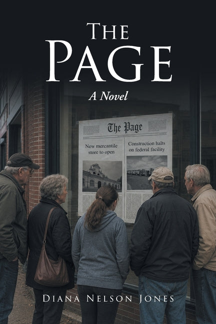 Paperback book titled "The Page" by Page Publishing with a simple cover design, featuring the book's title prominently.
