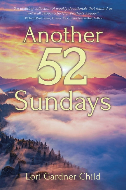 Paperback copy of "Another 52 Sundays" by Christian Faith Publishing, featuring the book cover with title and author details.