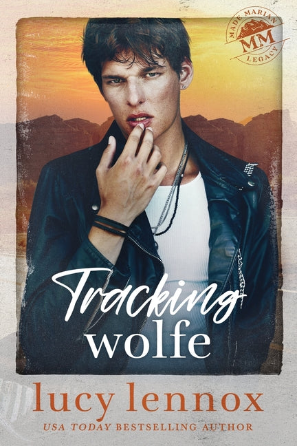 Paperback of Tracking Wolfe by Lucy Lennox LLC featuring a cover with a wolf and forest scene.