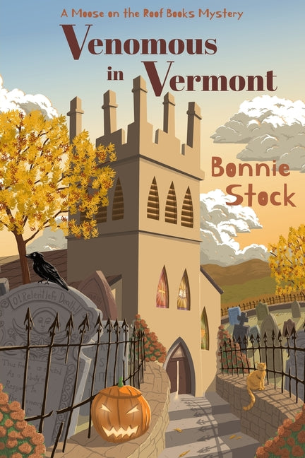 Paperback of Venomous in Vermont by Moose on the Roof Books, showing the book cover with title and author details.
