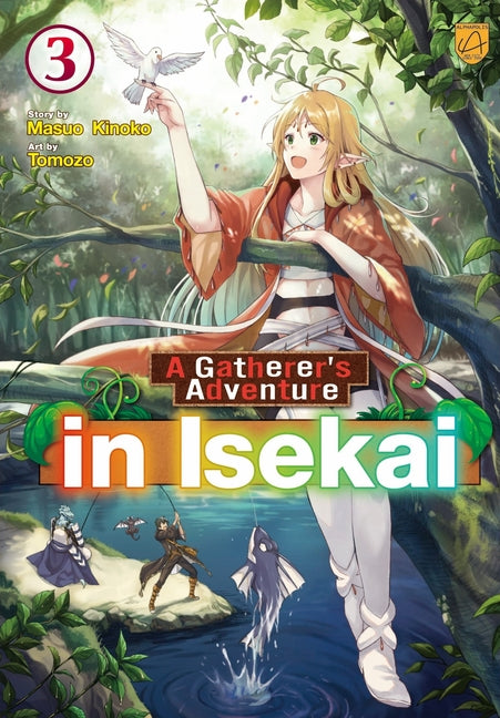 Paperback of A Gatherer's Adventure in Isekai, Vol 3 by Alphapolis with cover art featuring fantasy characters.