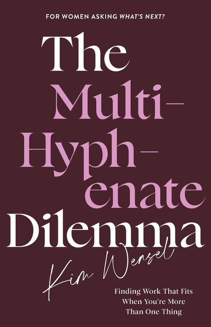 Paperback of "The Multi-Hyphenate Dilemma" by Flat Weave Books, showing the book cover with title and author details.