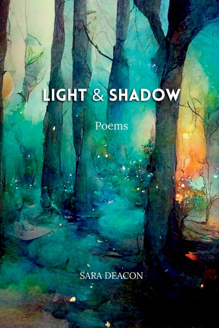 Paperback of Light & Shadow: Poems by Radeac Media featuring a poetic cover design with a dark and light theme.