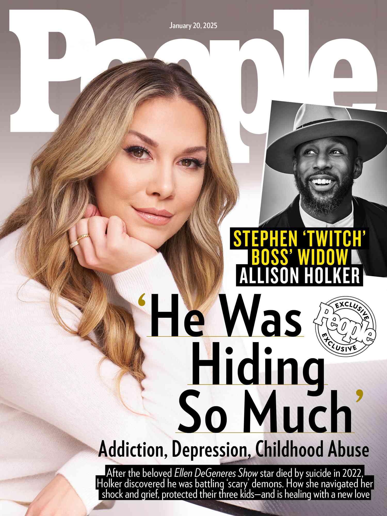People Magazine single issue featuring Allison Holker on the cover, with vibrant colors and celebrity portrait.