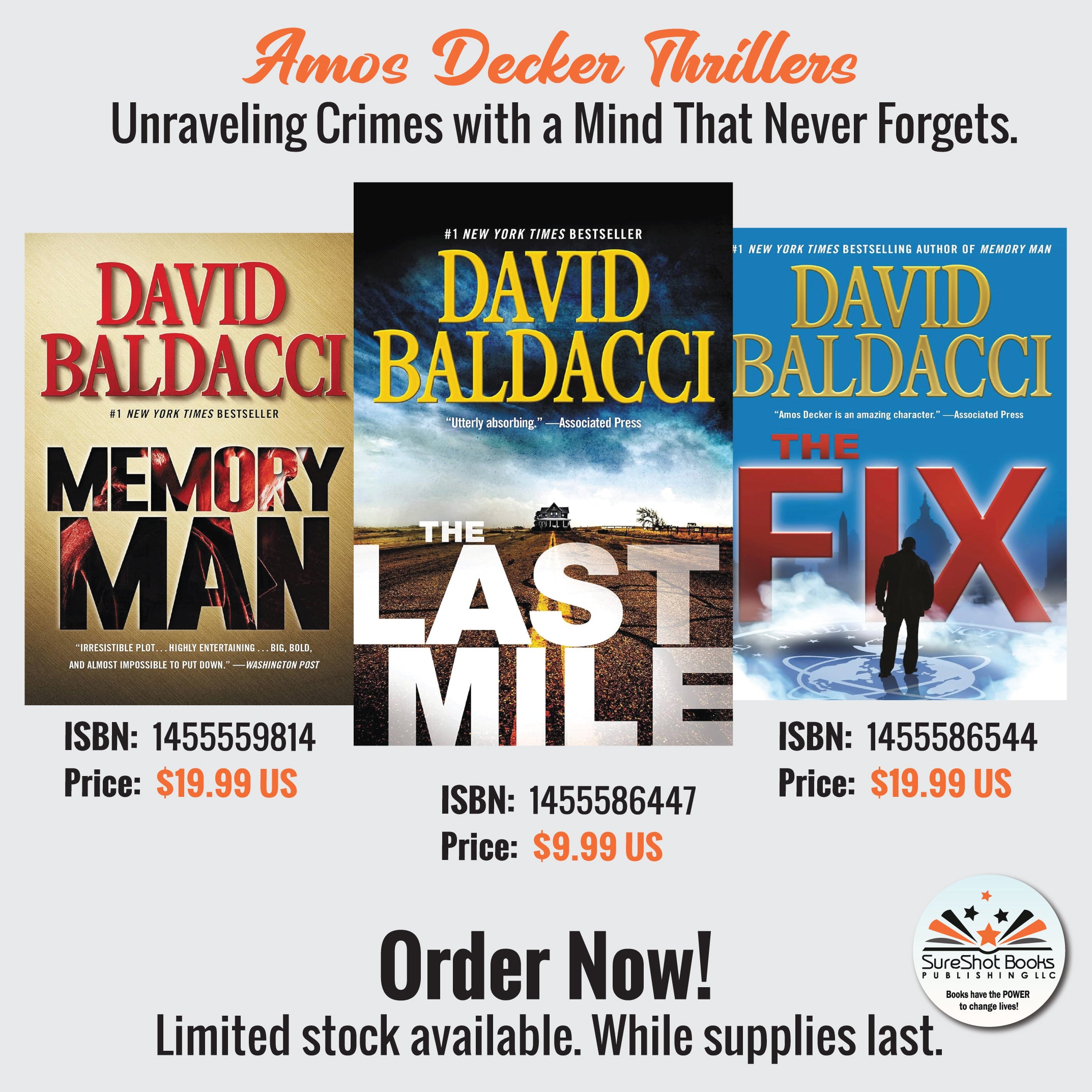 Amos Decker Thrillers - Unraveling Crimes with a Mind That Never Forgets