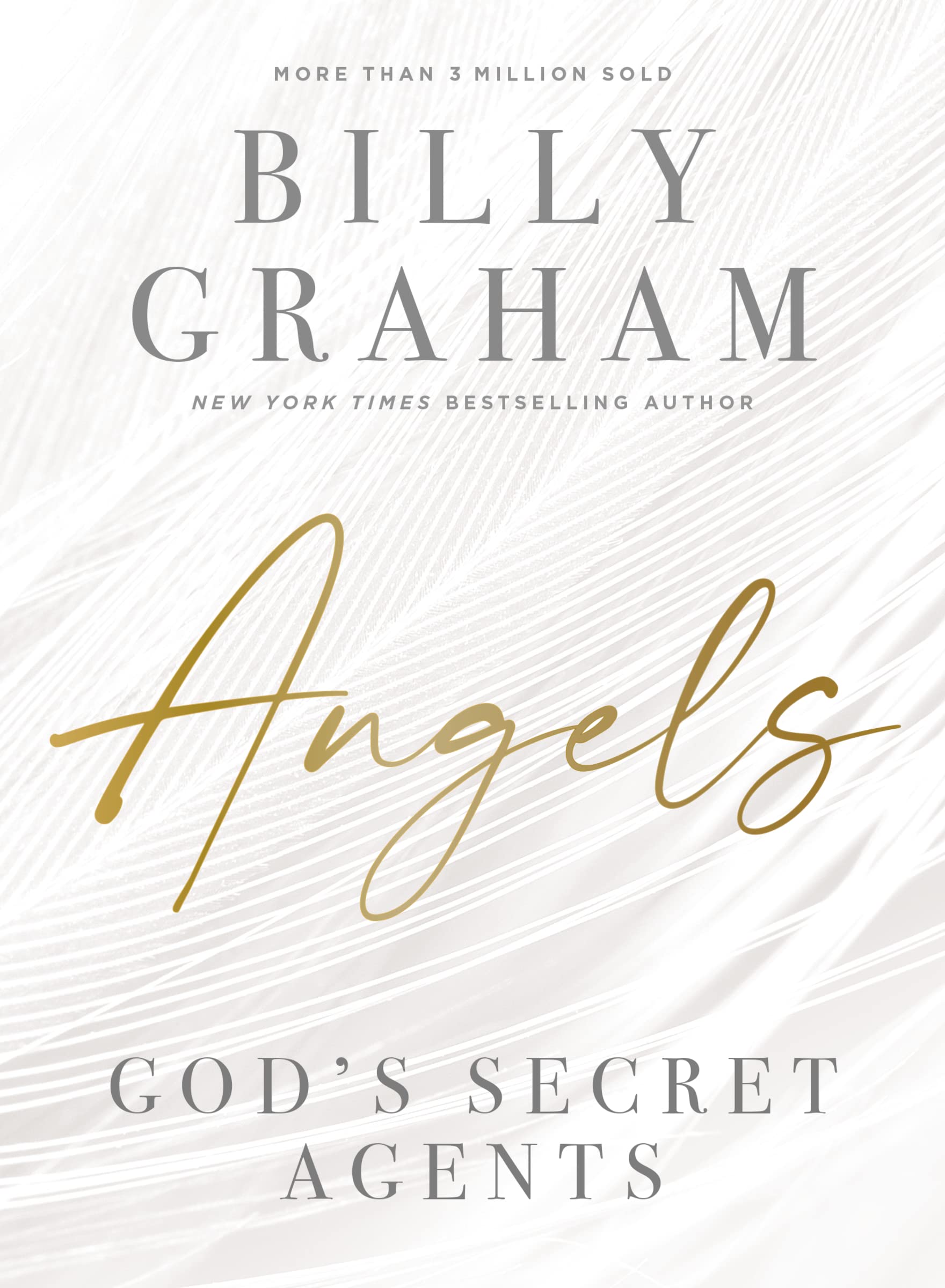 Paperback of Angels: God’s Secret Agents by Thomas Nelson, showing the book cover with angel illustrations and title text.
