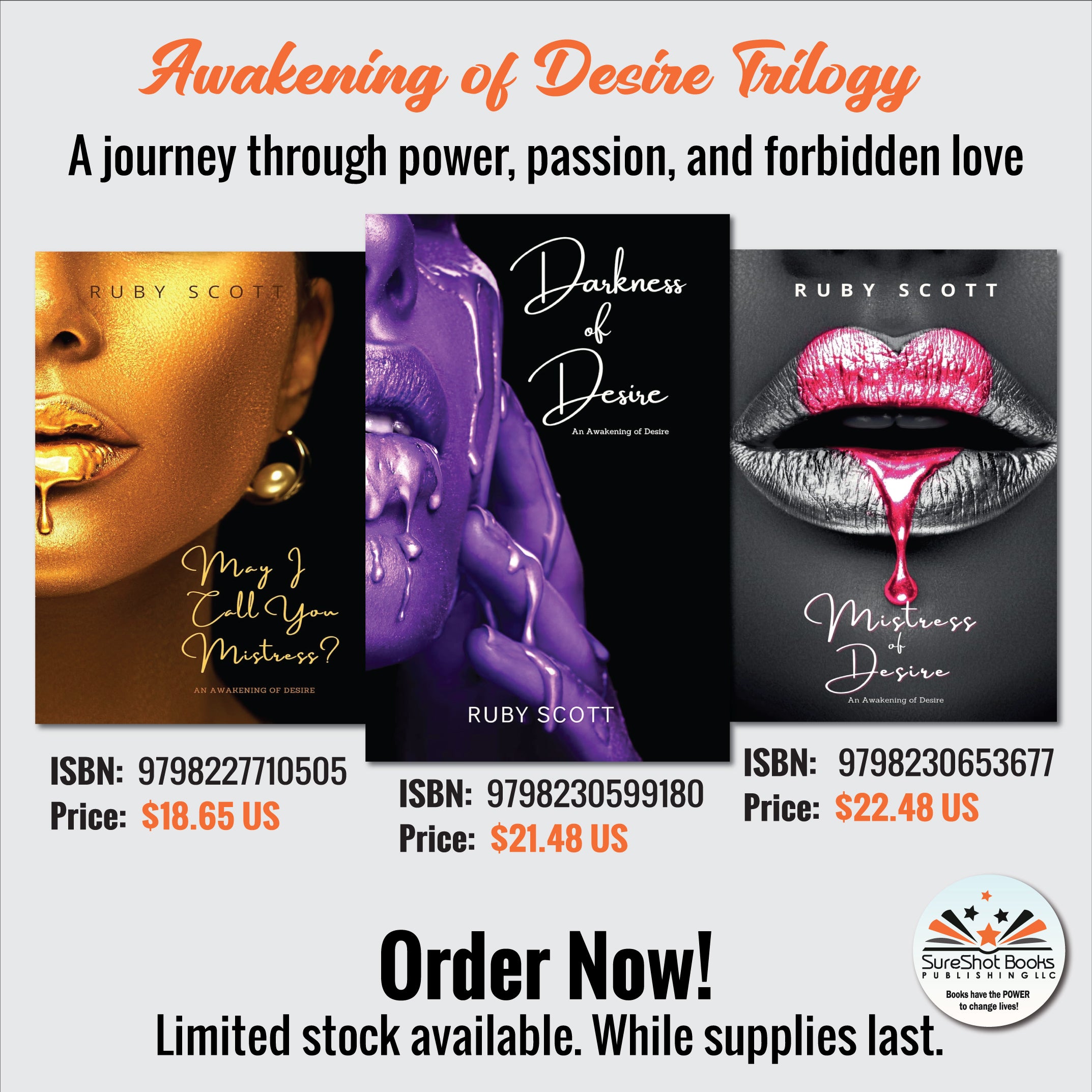 Awakening of Desire Trilogy - A journey through power, passion, and forbidden love