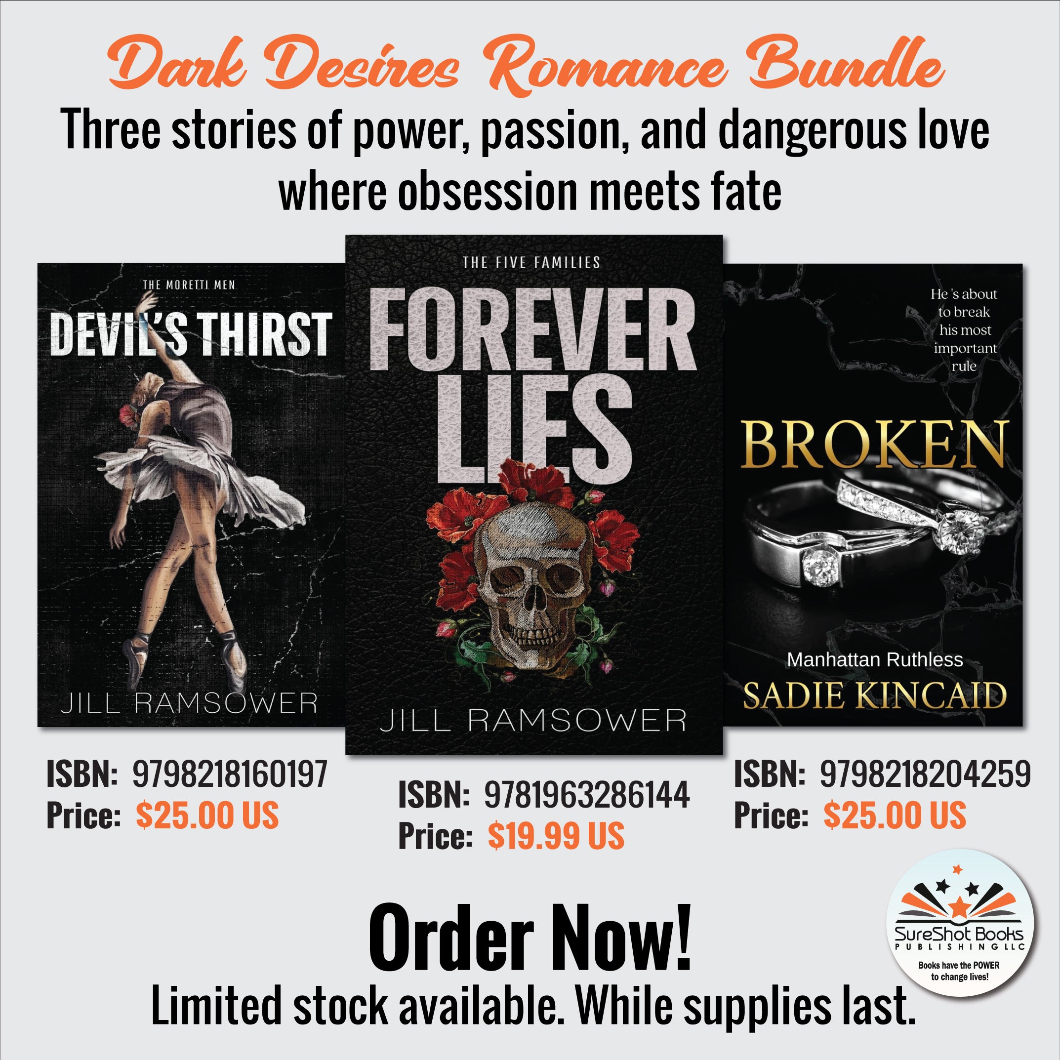 Dark Desires Romance Bundle - Three stories of power, passion, and dangerous love where obsession meets fate