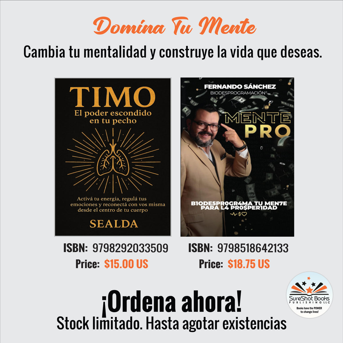 Domina Tu Mente – TIMO El Poder Escondido en tu Pecho & Mente Pro por Fernando Sánchez