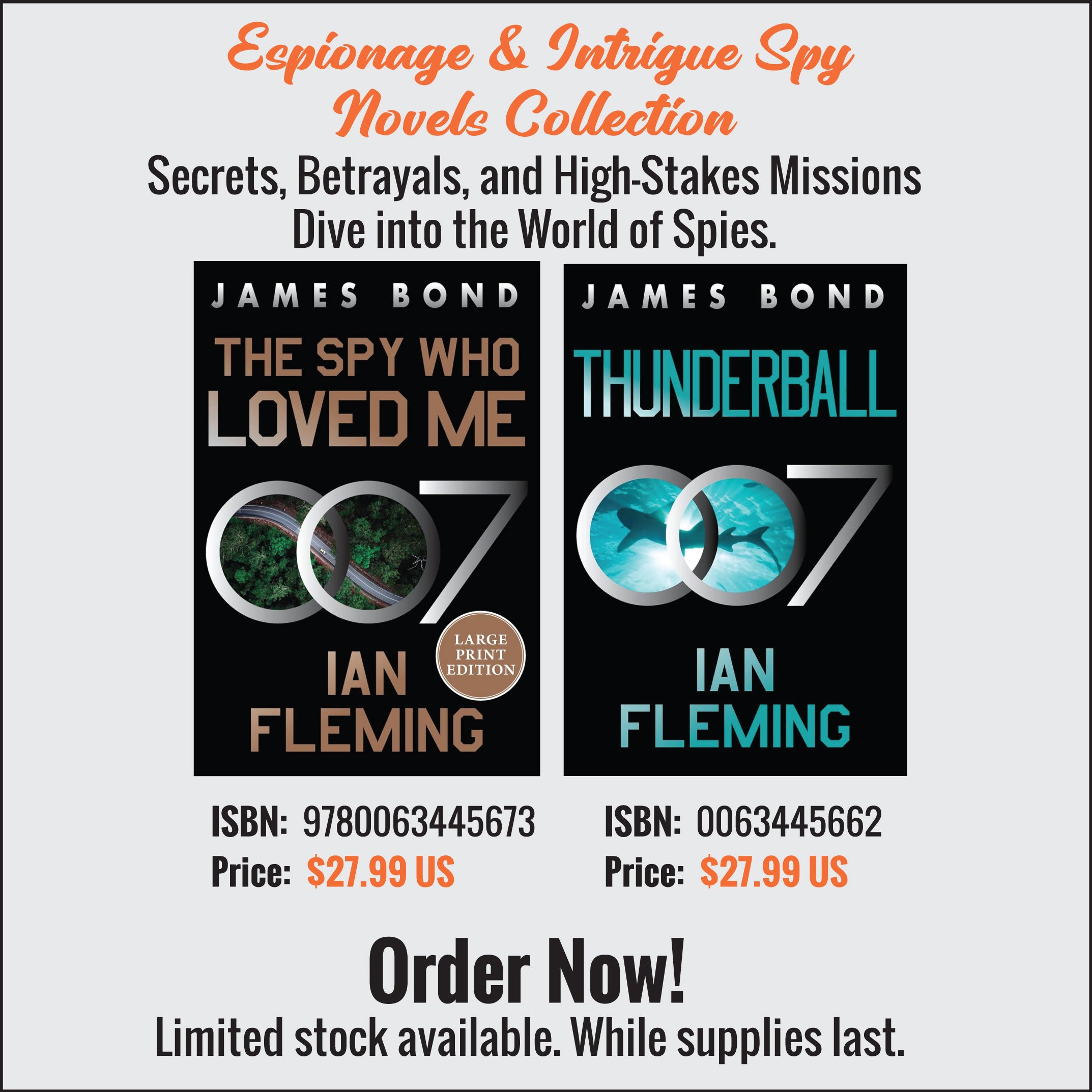 Espionage & Intrigue Spy Novels Collection - Secrets, Betrayals, and High-Stakes Missions - Dive into the World of Spies - SureShot Books Publishing LLC
