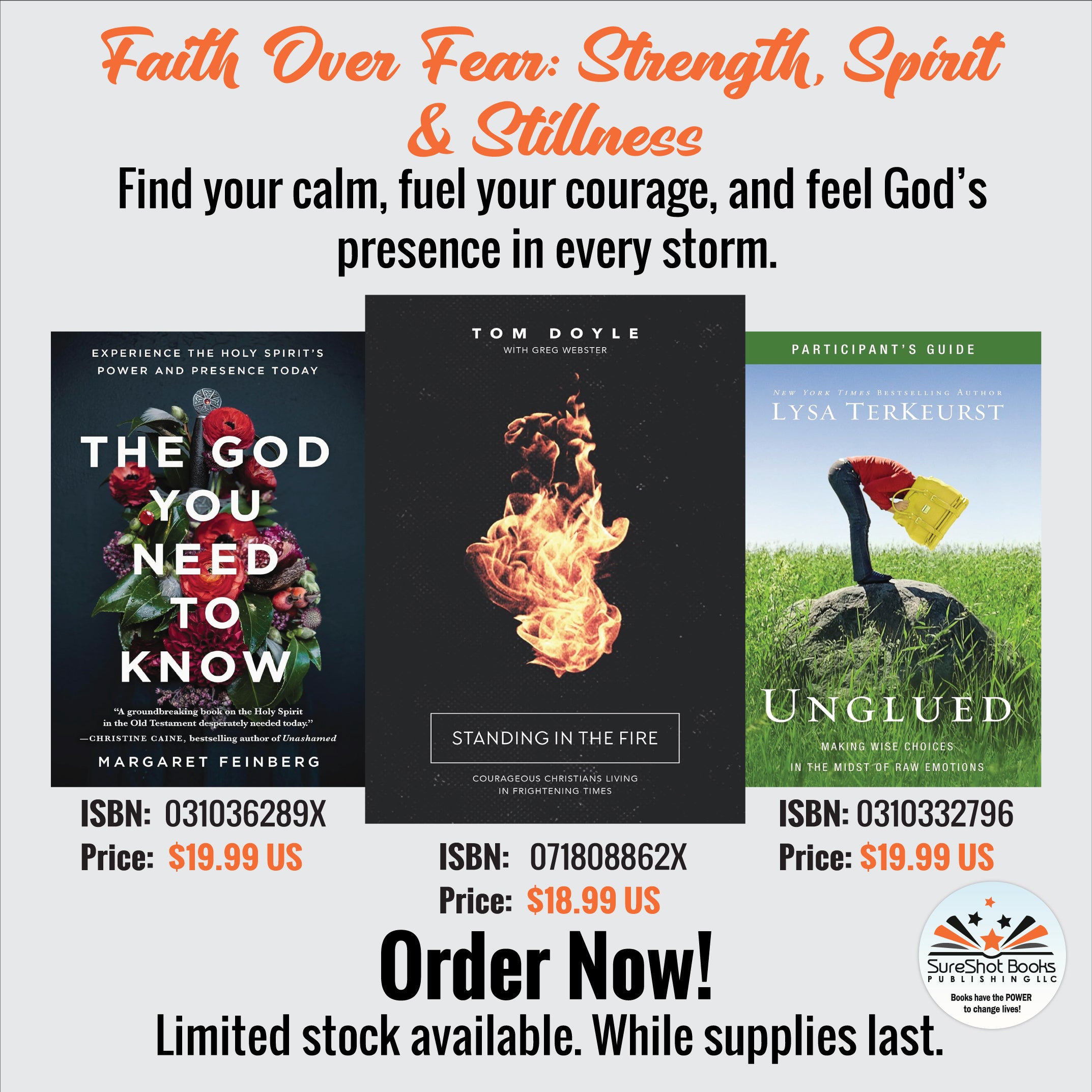 Faith Over Fear: Strength, Spirit & Stillness - Find your calm, fuel your courage, and feel God's presence in every storm - SureShot Books Publishing LLC
