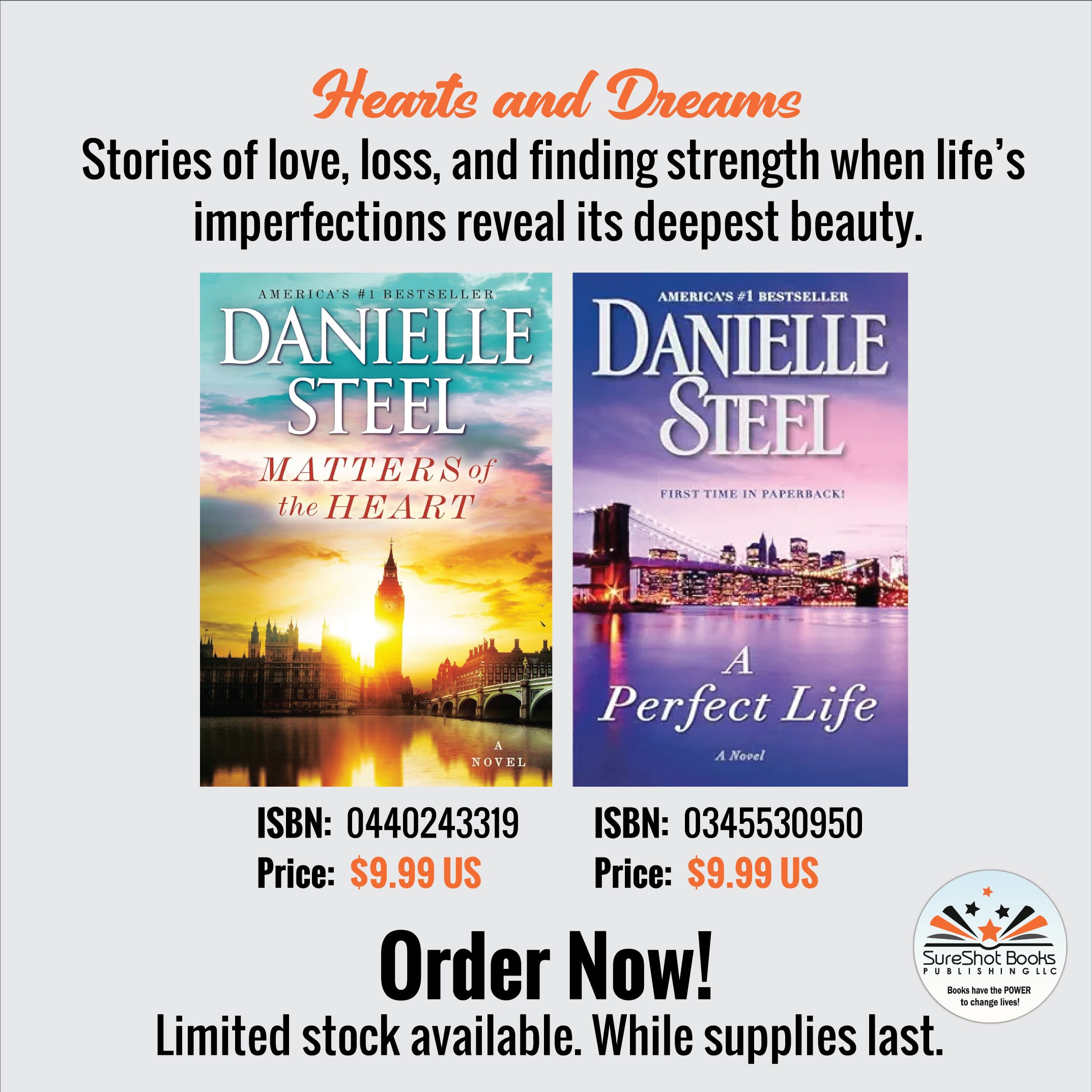 Hearts and Dreams - Stories of love, loss, and finding strength when life's imperfections reveal its deepest beauty - SureShot Books Publishing LLC