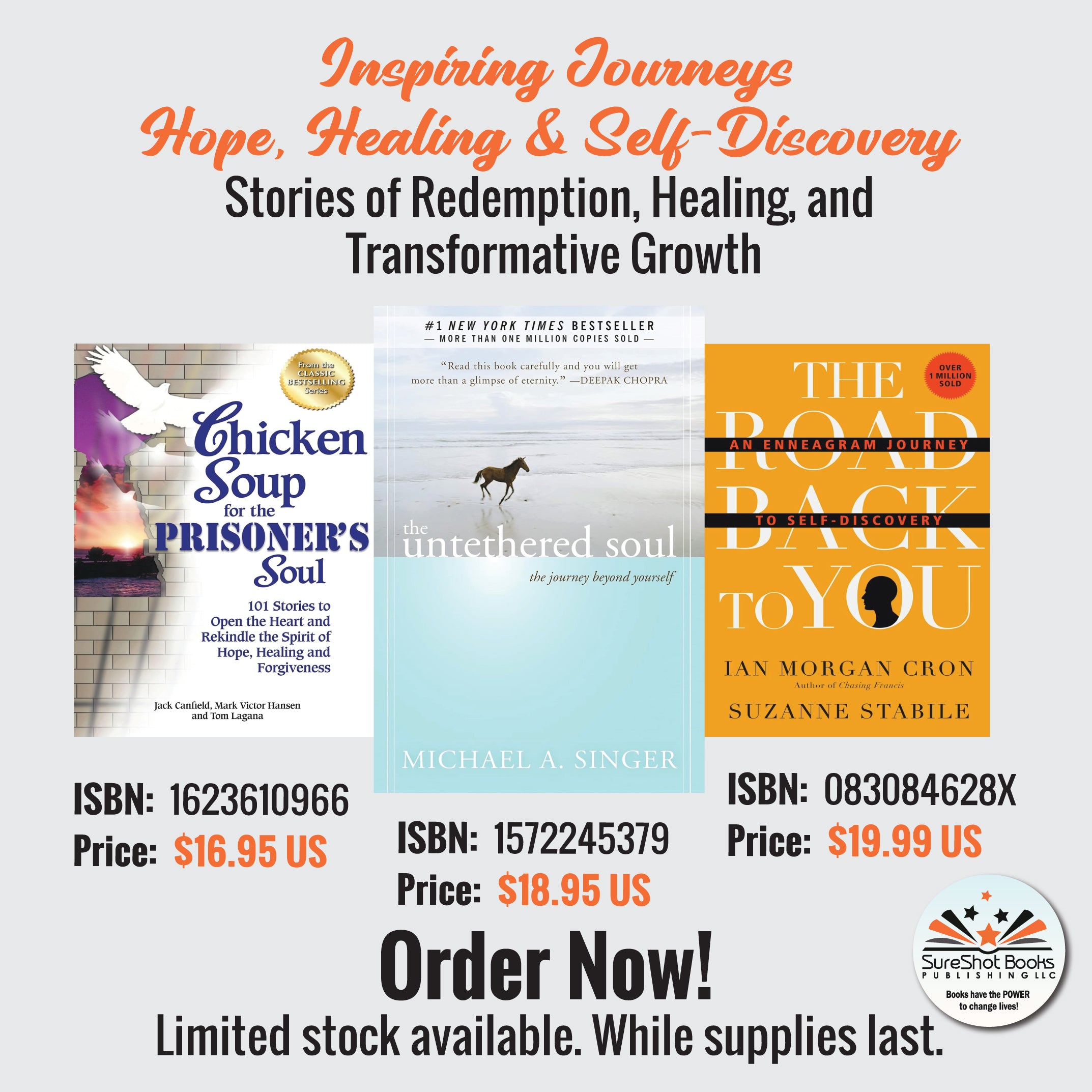 Inspiring Journeys - Hope, Healing & Self-Discovery - Stories of Redemption, Healing, and Transformative Growth - SureShot Books Publishing LLC
