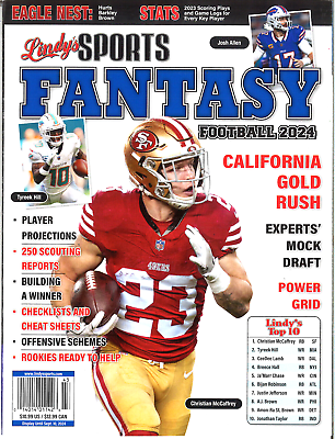 Lindy's 2025-26 Fantasy Football Magazine Sports Publications LINDY'S SPORTS