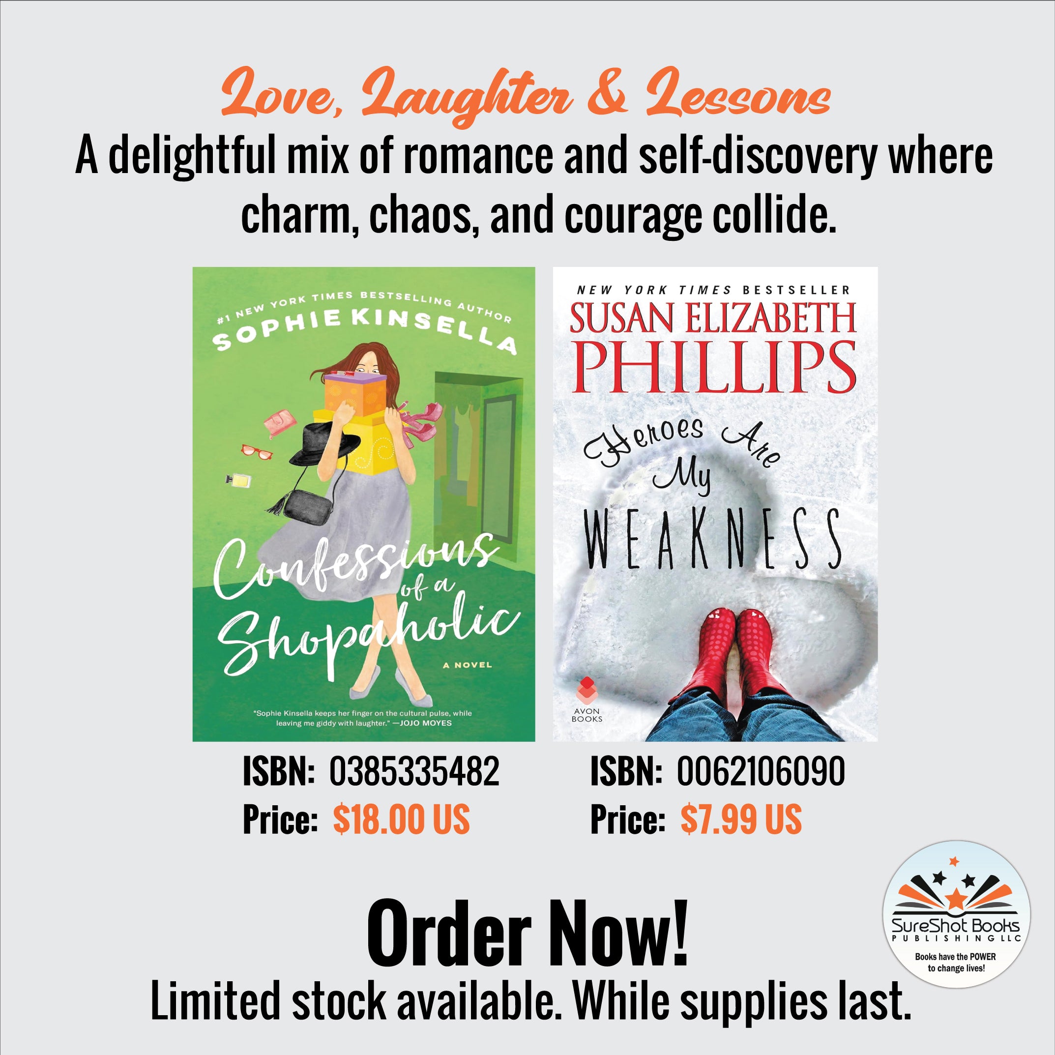 Love, Laughter & Lessons - A delightful mix of romance and self-discovery where charm, chaos, and courage collide