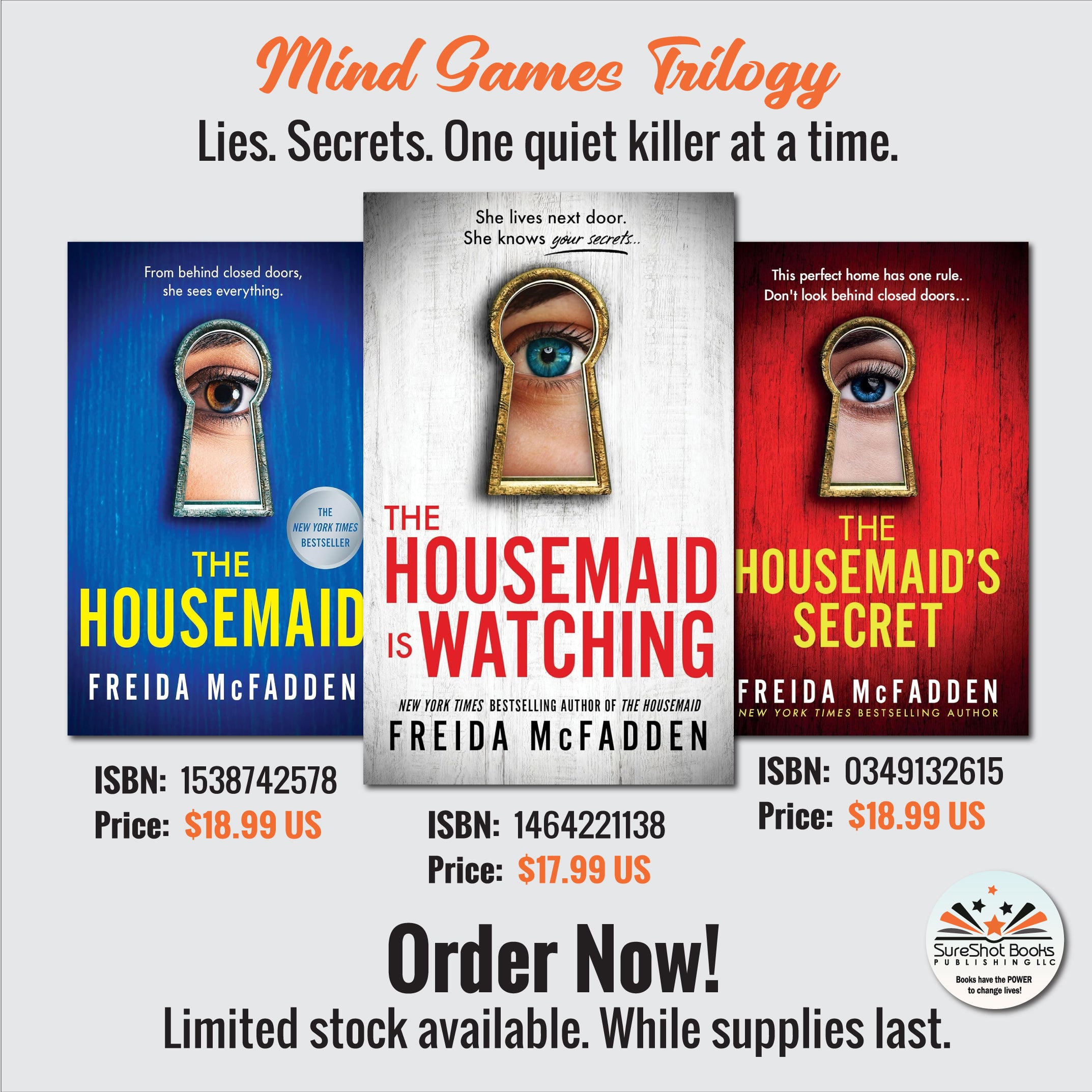 Mind Games Trilogy - Lies. Secrets. One Quiet Killer at a Time