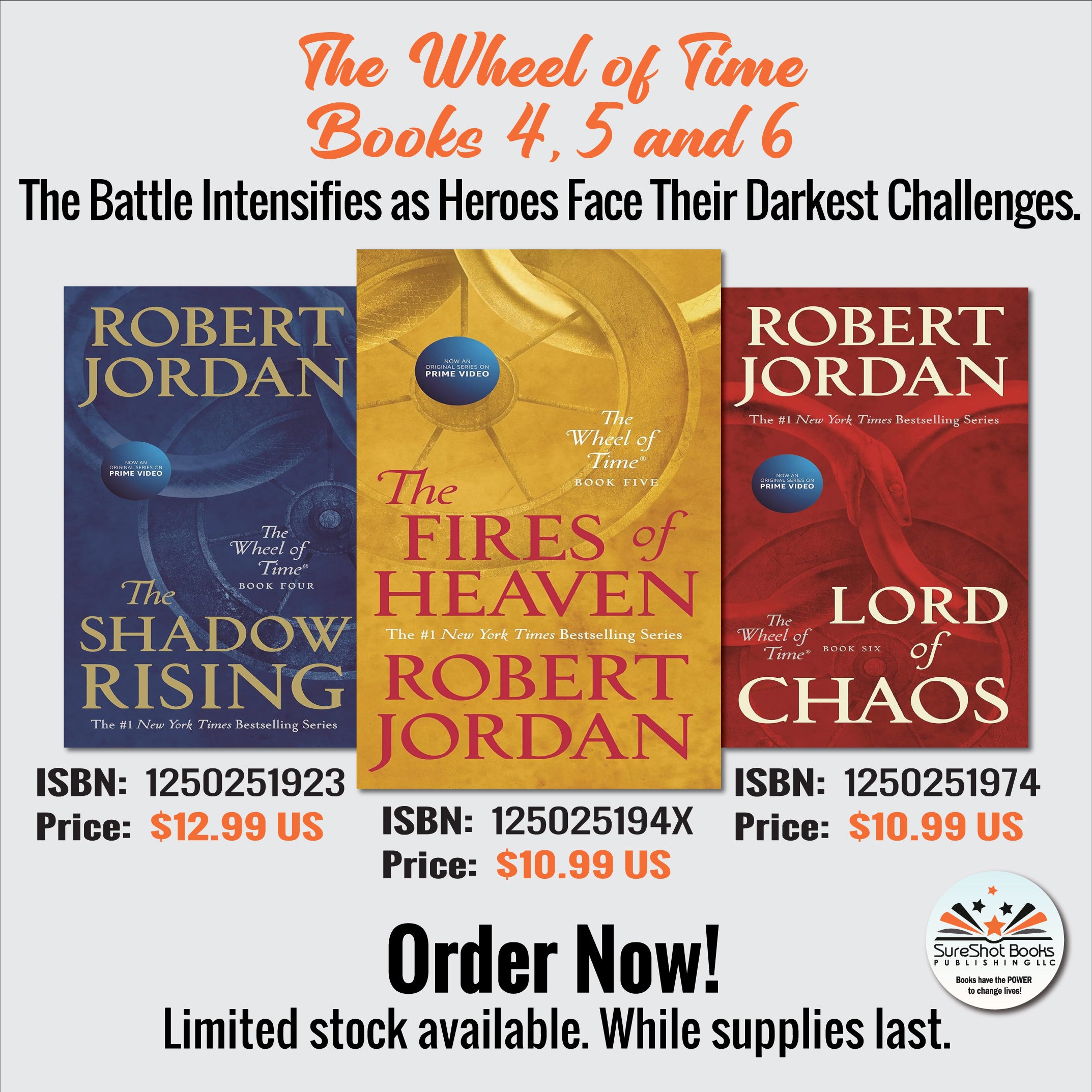 The Wheel of Time Books 4, 5 and 6 - The Battle Intensifies as Heroes Face Their Darkest Challenges