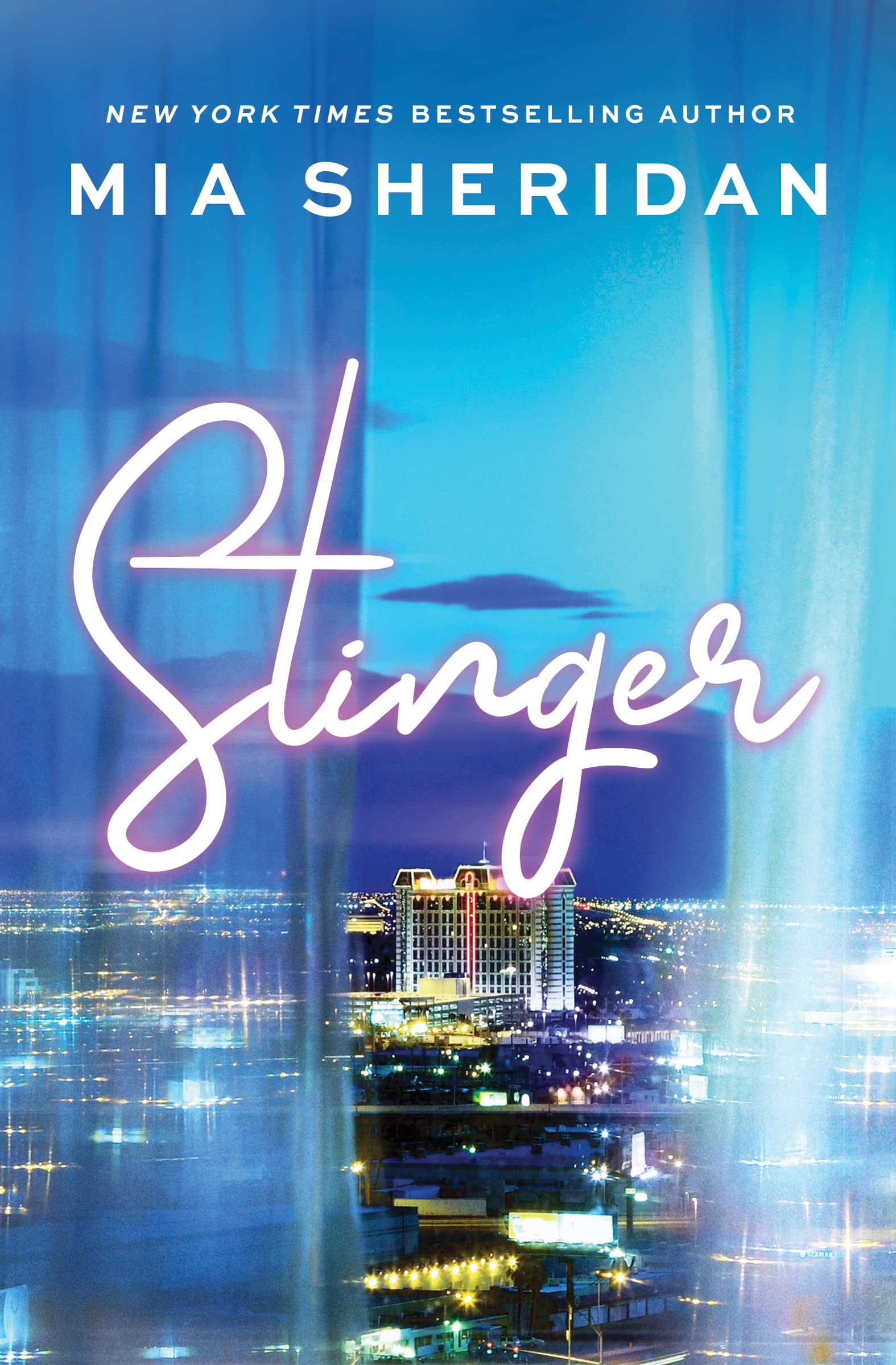 Paperback book titled "Stinger" by Bloom Books, featuring a cover illustration with a stinger-themed design.