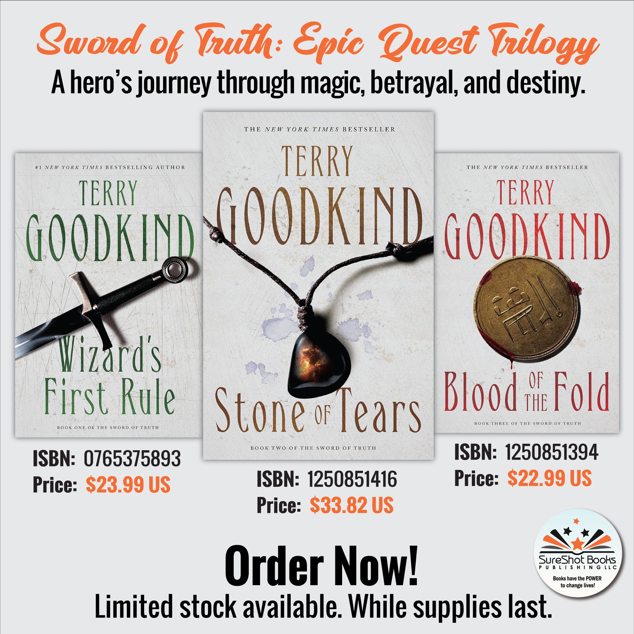 Sword of Truth Epic Quest Trilogy - A Hero's Journey Through Magic, Betrayal, and Destiny