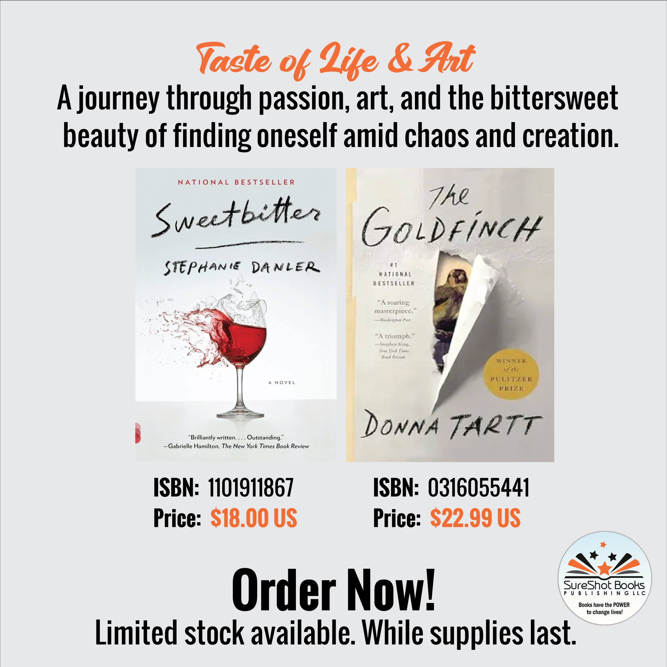 Taste of Life & Art - A journey through passion, art, and the bittersweet beauty of finding oneself amid chaos and creation - SureShot Books Publishing LLC