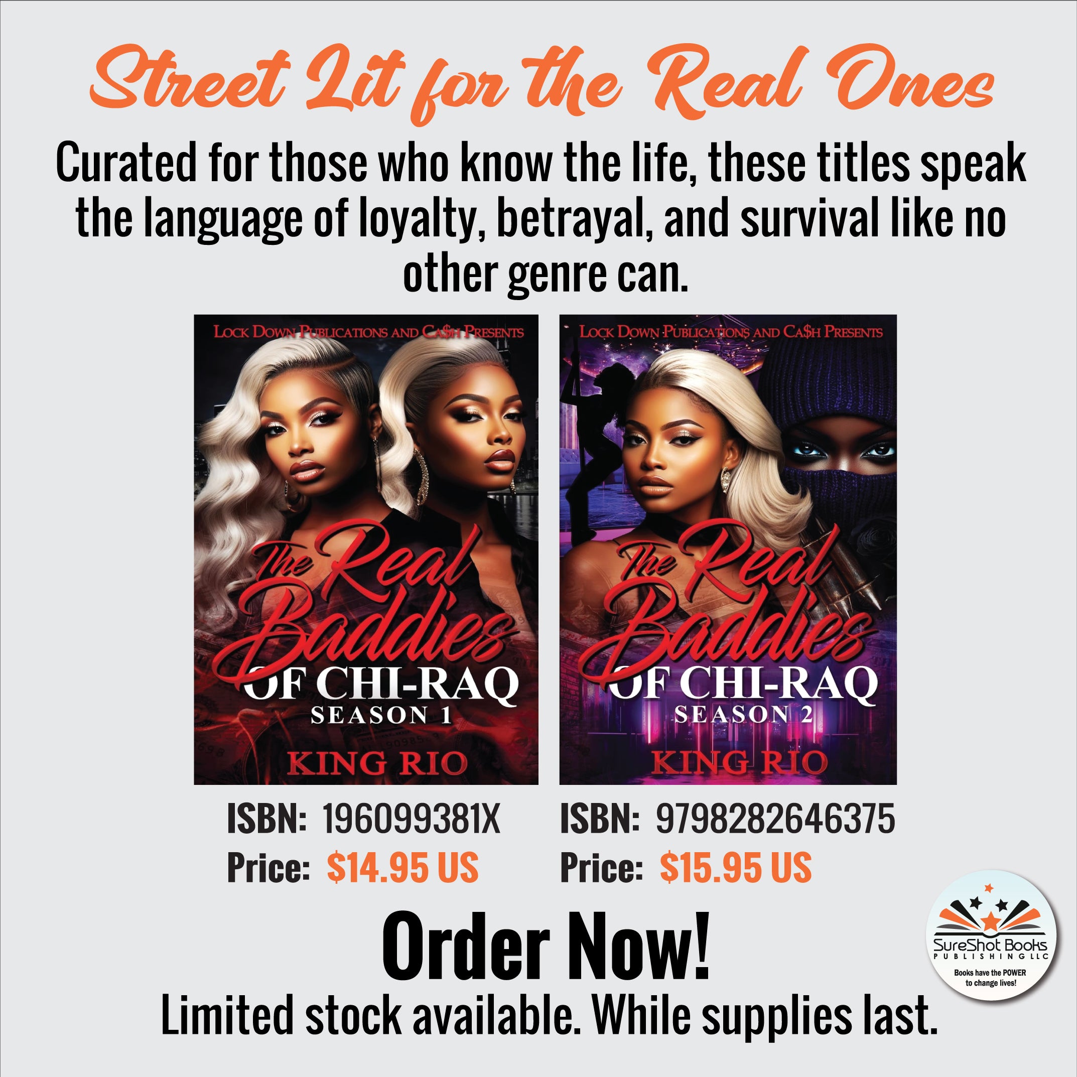 The Real Baddies of Chi-Raq Duo - Street Lit for the Real Ones - SureShot Books Publishing LLC