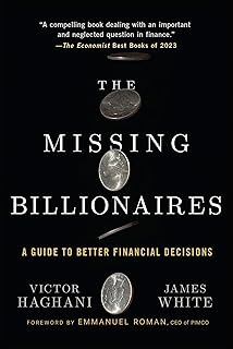 Book cover for "The Missing Billionaires: A Guide to Better Financial Decisions" by Wiley, focused on investment analysis and trading strategies.