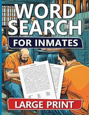 Word Search Book For Inmates Men Easy, Medium & Hard Puzzles For Adults With Solutions, Fun And Brain-Challenging Puzzle Activity, Puzzlers Books For Beginners And Advanced Paperback - SureShot Books Publishing LLC