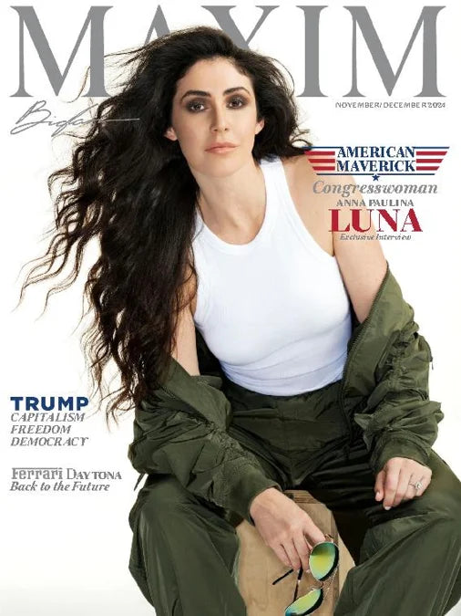 Maxim MAGAZINE SingleShot Magazines Maxim American Maverick - Congresswoman Anna Paulina
